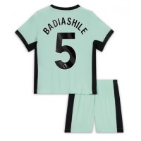 Fotballdrakt Barn Chelsea Benoit Badiashile #5 Tredjedraktsett 2023-24 Kortermet (+ Korte bukser)